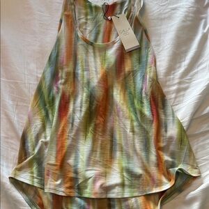 CALIA Multicolor Tie-Dye Tank Top